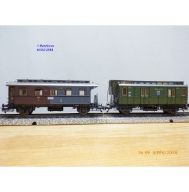 FLEISCHMANN ( pour Märklin ) 4881, coffret   Personenzug der  Preussischen Staatsbahnen KPEV     BO