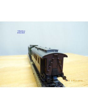 FLEISCHMANN ( pour Märklin ) 4881, coffret   Personenzug der  Preussischen Staatsbahnen KPEV     BO
