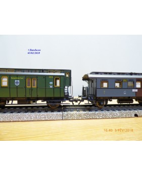 FLEISCHMANN ( pour Märklin ) 4881, coffret   Personenzug der  Preussischen Staatsbahnen KPEV     BO