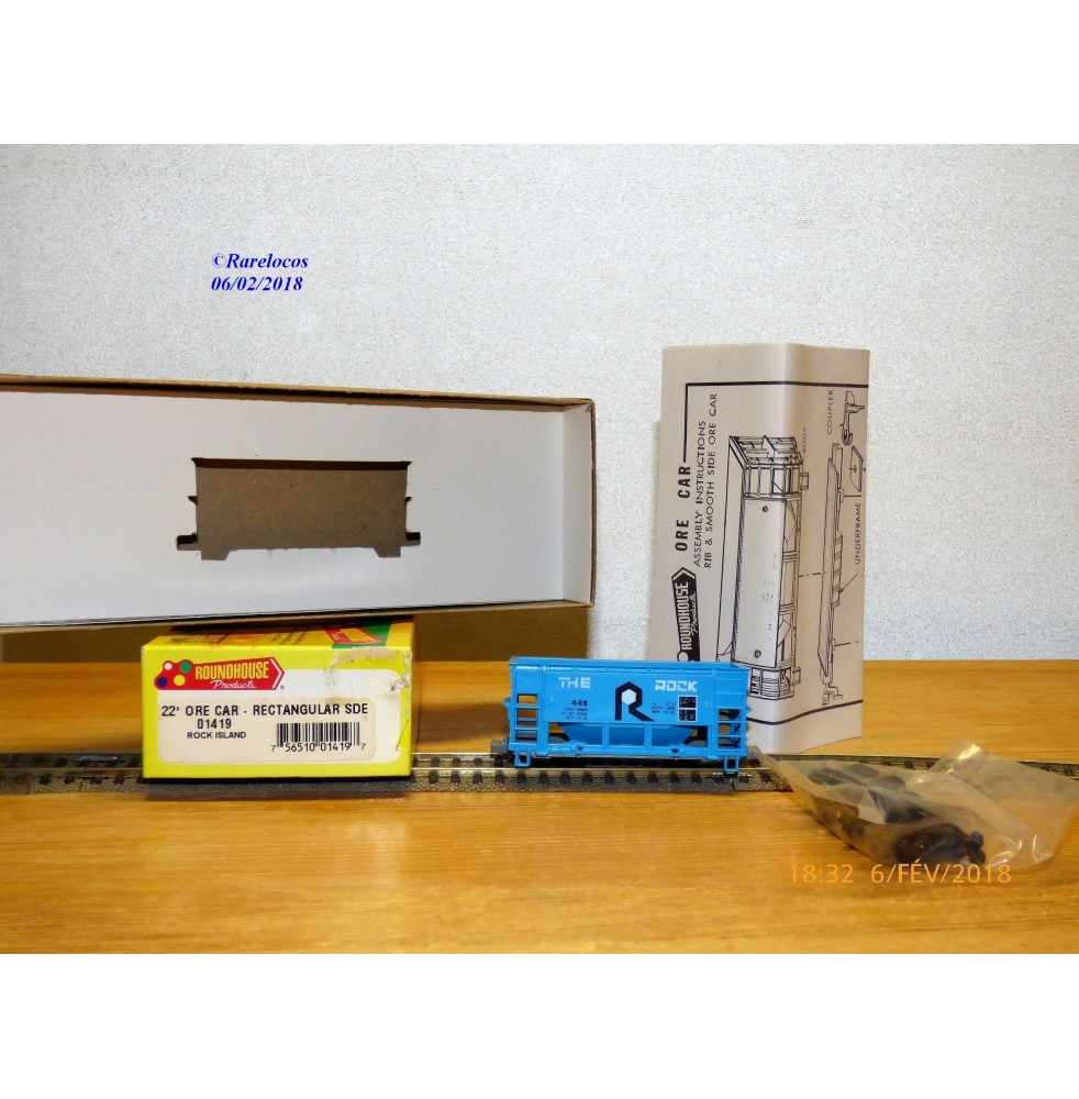 ROUNDHOUSE 35204, wagon trémie à grains AXTELL BO