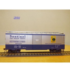 ROUNDHOUSE 20408, wagon couvert de 40' ( Single door box car )   B&O    Neuf   BO