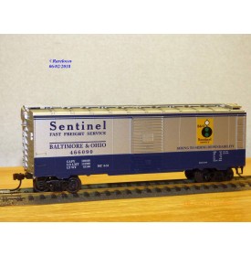 ROUNDHOUSE 20408, wagon couvert de 40' ( Single door box car )   B&O    Neuf   BO