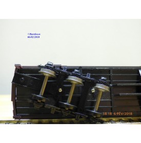 ATHEARN 2303, coffret de 3 wagons glacière ( Ice bunker reefer ) en kit  SP  neuf   BO