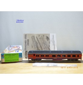 ATHEARN ??, voiture restaurant heavyweight  ( standard steel diner )  Azalea  Gulf Mobile and Ohion    neuf   BO