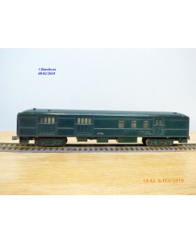AC Gilbert / American Flyer  121, fourgon postal (baggage mail ) grande lignes  US 