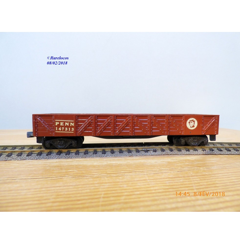 AC Gilbert / American Flyer  118, wagon tombereau  à bogies (gondola ) US 