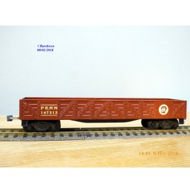 AC Gilbert / American Flyer  118, wagon tombereau  à bogies (gondola ) US 