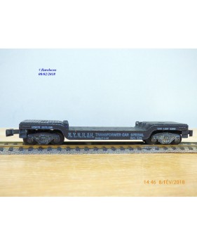 AC Gilbert / American Flyer  503, wagon plat pour charges lourdes  à bogies ( depressed center car  )  US   New Haven