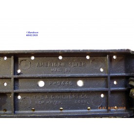 AC Gilbert / American Flyer  503, wagon plat pour charges lourdes  à bogies ( depressed center car  )  US   New Haven