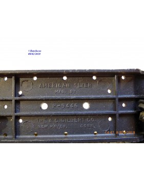 AC Gilbert / American Flyer  503, wagon plat pour charges lourdes  à bogies ( depressed center car  )  US   New Haven
