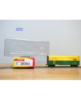 ROUNDHOUSE 20406, wagon couvert de 40' ( Single door box car )  C St P M&O    Neuf    BO