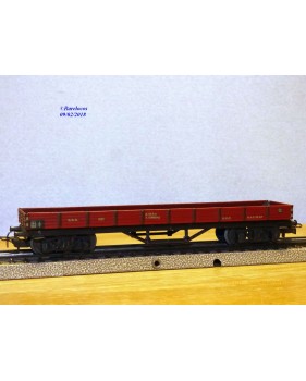 Märklin métal 4617 Wagon surbaissé EVS DB BO