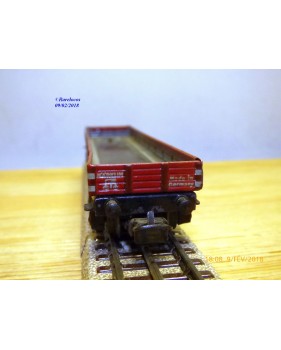 Märklin métal 4617 Wagon surbaissé EVS DB BO