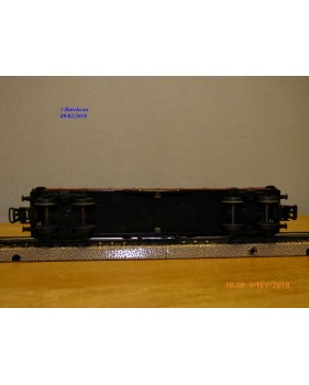 Märklin métal 4617 Wagon surbaissé EVS DB BO