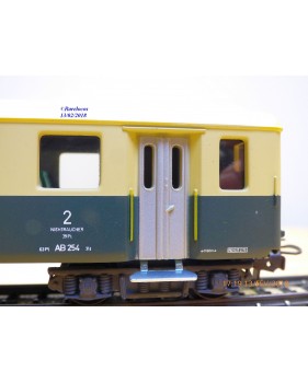 HAG   431003,  voiture unifiée  AB   1/2 Kl. BT   N°:AB 254    neuf    BO