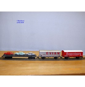 JOUEF 7610 E Rame banlieue 3 éléments Z 5101 inox BUDD SNCF BO