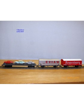 JOUEF 7610 E Rame banlieue 3 éléments Z 5101 inox BUDD SNCF BO
