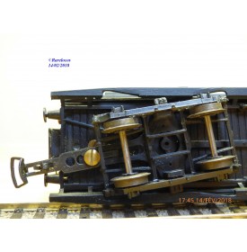 France Trains  259 ,  fourgon grandes lignes à rivets à guérite  type Dd2 yi   PLM   BO