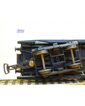 France Trains  259 ,  fourgon grandes lignes à rivets à guérite  type Dd2 yi   PLM   BO