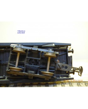 France Trains  259 ,  fourgon grandes lignes à rivets à guérite  type Dd2 yi   PLM   BO