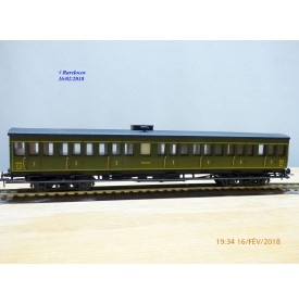 FranceTrains 121, voiture à portières latérales à bogies de 1 ère  classe   type Ty  NORD   NORD  neuf  BO  