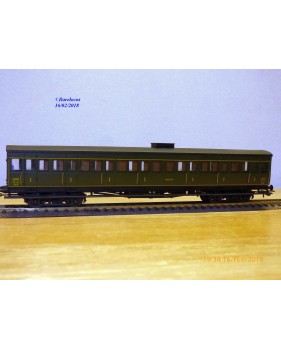 FranceTrains 121, voiture à portières latérales à bogies de 1 ère  classe   type Ty  NORD   NORD  neuf  BO  