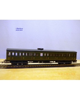 FranceTrains 122, voiture à portières latérales à bogies de  2 ème classe   type Ty  NORD   NORD  neuf  BO  