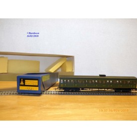 FranceTrains 122, voiture à portières latérales à bogies de  2 ème classe   type Ty  NORD   NORD  neuf  BO  
