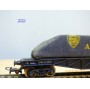 POCHER 406,  wagon plat  type PRZ   avec chargement bâché LANCIA  NEUF    FS  BO
