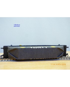 POCHER 406,  wagon plat  type PRZ   avec chargement bâché LANCIA  NEUF    FS  BO
