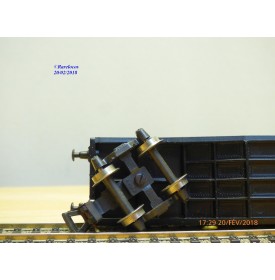 POCHER 406,  wagon plat  type PRZ   avec chargement bâché LANCIA  NEUF    FS  BO