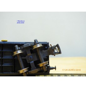 POCHER 406,  wagon plat  type PRZ   avec chargement bâché LANCIA  NEUF    FS  BO