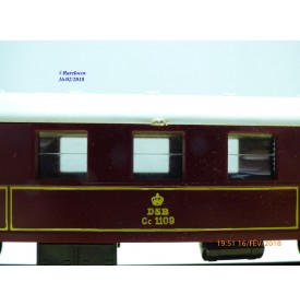 LONG  400,  voiture grandes lignes 2 Kl. type Cc  DSB    BO