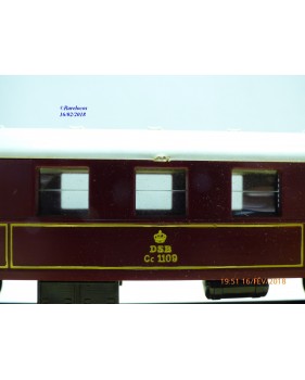 LONG  400,  voiture grandes lignes 2 Kl. type Cc  DSB    BO