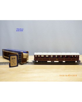 LONG  400,  voiture grandes lignes 2 Kl. type Cc  DSB    BO
