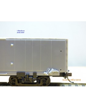 WALTHERS 932 2358, kit wagon couvert bois Peter Fox BO