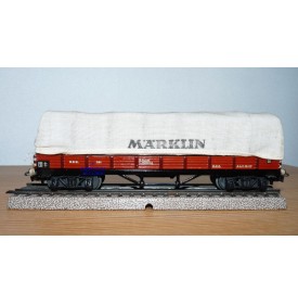 Märklin ancien  393 . 5,  wagon tombereau à bogies DB BO
