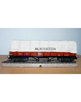 Märklin ancien  393 . 5,  wagon tombereau à bogies DB BO