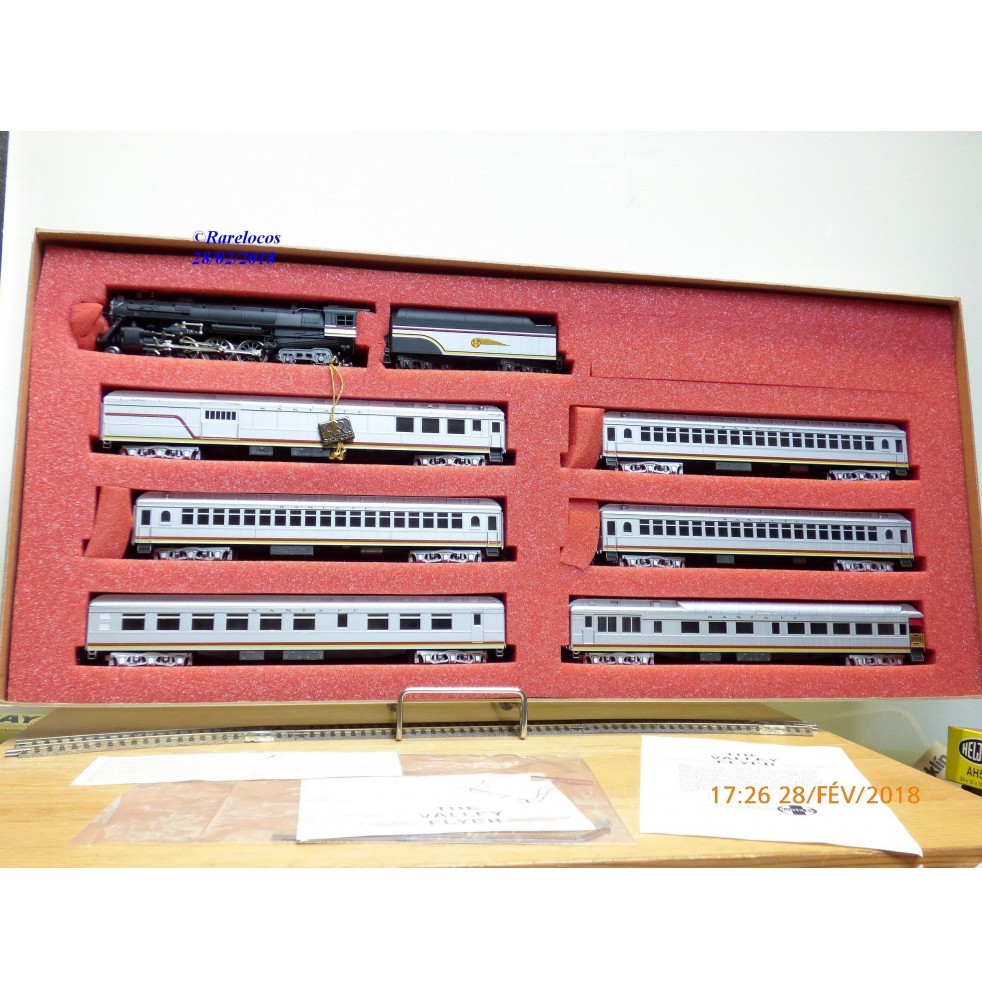 RIVAROSSI "véro"  / CON-COR 0006 , Très rare coffret The Valley Flyer   Santa Fé   AT&SF   neuf  BO