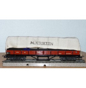 Märklin ancien  393 . 5,  wagon tombereau à bogies DB BO