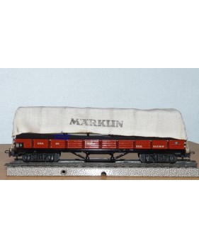 Märklin ancien  393 . 5,  wagon tombereau à bogies DB BO
