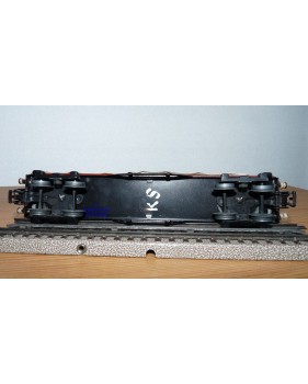 Märklin ancien  393 . 5,  wagon tombereau à bogies DB BO
