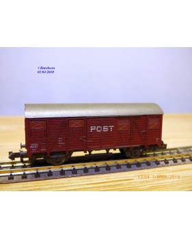 ROCO 2329B  wagon couvert type Ds POST  NS      BO   N