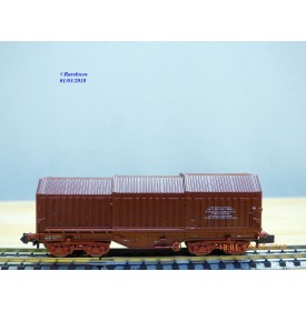 ROCO 2375D, wagon à toit télescopique type Shimms SNCB    BO   N