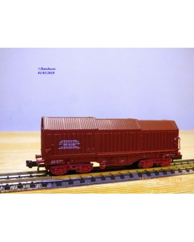 ROCO 2375D, wagon à toit télescopique type Shimms SNCB    BO   N