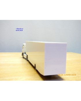 HERPA  143332,  camion et semi remorque porte voiture  fermée  Neuf   BO  1/87