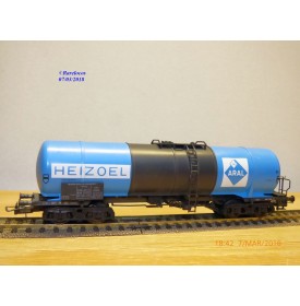 RÖWA 2304 wagon plat chargé de 2 conteneurs LESAGE  DB BO 