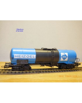 RÖWA 2304 wagon plat chargé de 2 conteneurs LESAGE  DB BO 