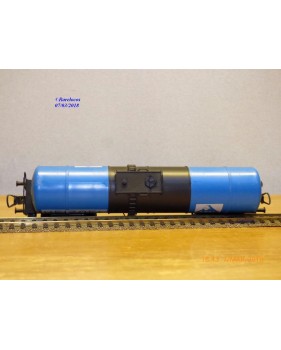 RÖWA 2304 wagon plat chargé de 2 conteneurs LESAGE  DB BO 