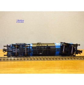 RÖWA 2304 wagon plat chargé de 2 conteneurs LESAGE  DB BO 